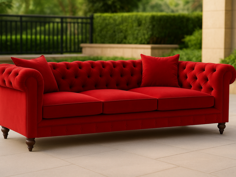 Royal Velvet Chester Sofa