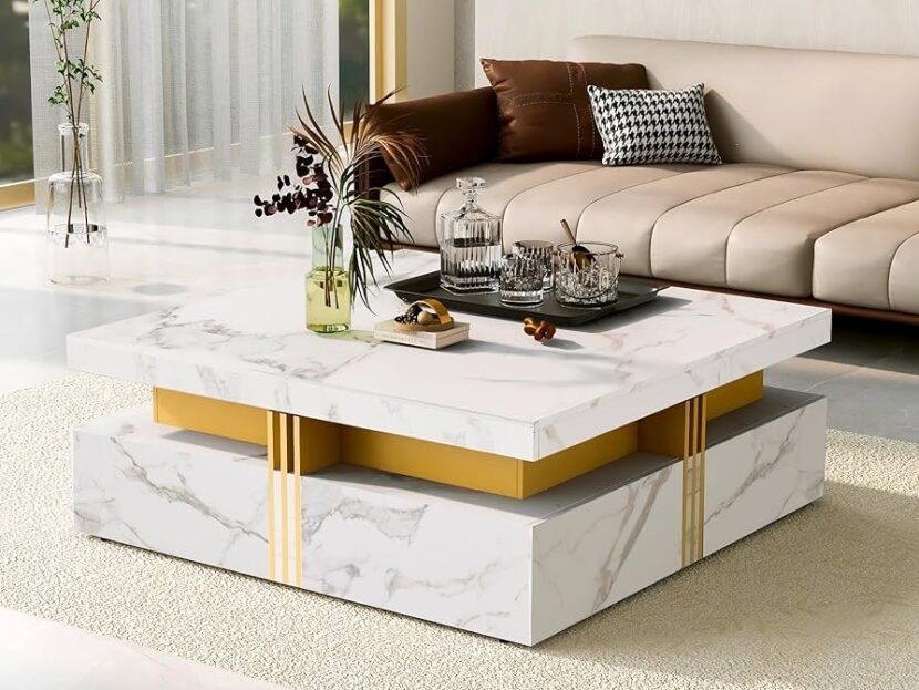 Imperial Marble Duo Center Table